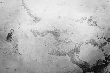 Old cracked stone wall monochrome background for design