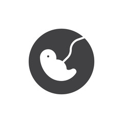 Pregnancy icon vector, filled flat sign, solid pictogram isolated on white. Symbol, logo illustration.
