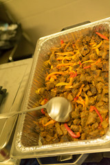 Nigerian Buffet at wedding reception
