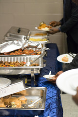 Nigerian Wedding Party Buffet