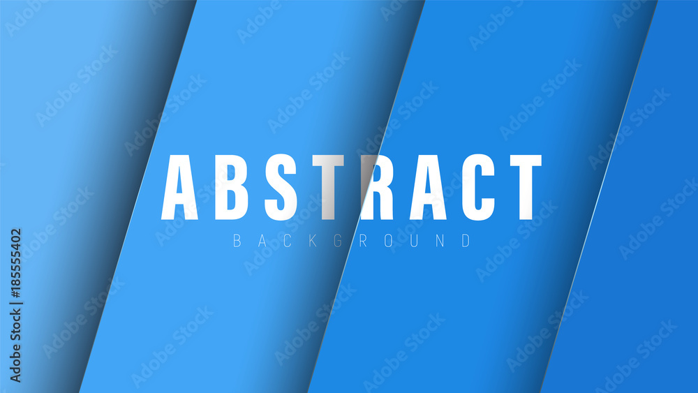 Poster background pattern with blue diagonal lines, and text on different layers.