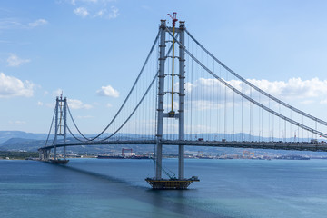 Osman Gazi Bridge (Izmit Bay Bridge). Izmit, Kocaeli, Turkey