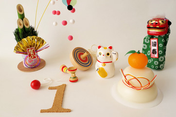 お正月と1月イメージ