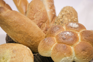 Different kinds of bread