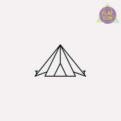 tent line icon