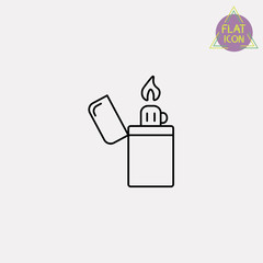 lighter line icon