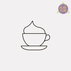 latte line icon