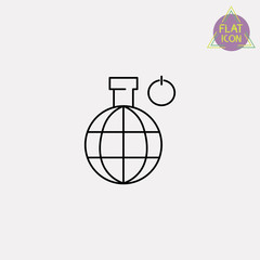 save ecology line icon