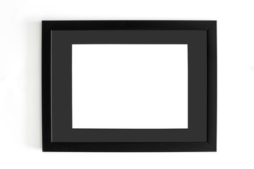 Blank frame with black paspartu