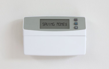 Vintage digital thermostat - Covert in dust - Saving money
