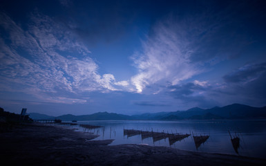 Obraz premium The scenery of the shallows in Xiapu County, Fujian, China