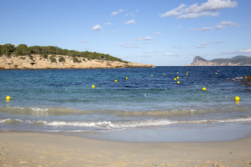 Cala Bassa Cove Beach; Ibiza