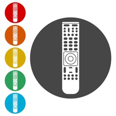 TV remote control icon 