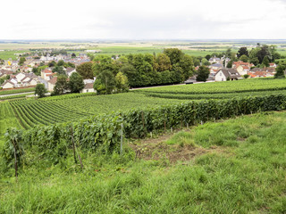 Epernay, Champagne, France. Small village where  Champagne producer companies are based.