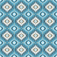 Ethnic boho seamless pattern. Scribble texture. Folk motif. Textile rapport.