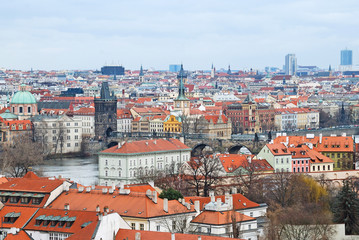 Fototapeta na wymiar View of Prague, Czech Republic