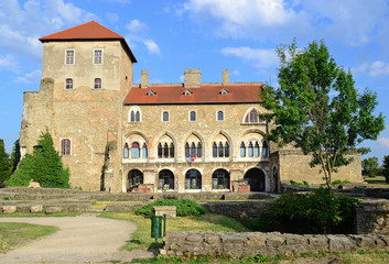 Fototapeta na wymiar Old buildings at Tata city, Hungary