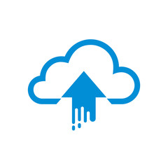 Simple Flat Minimalist Cloud App Icon