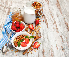 Homemade baked granola