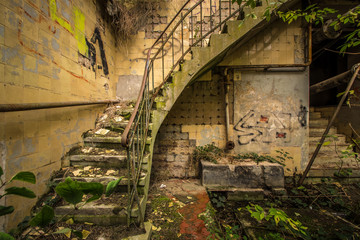 Lost Place - Wasserwerk - Treppe