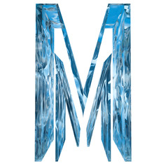 Conceptual blue light cold frosted water or ice winter season font isolated on white snow background. Cool crystal decorative character cut of frozen liquid, transpaernt 3D illustration concept