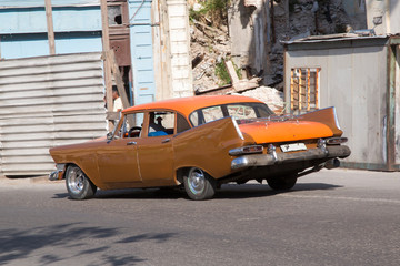 Wunderschöner Oldtimer auf Kuba (Karibik)
