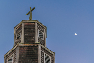 Fototapeta na wymiar Quinchao Church, Chiloe Island, Chile