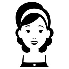 beautiful woman avatar character