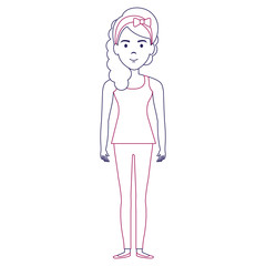 beautiful woman avatar character