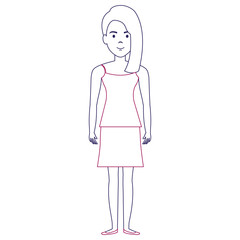 beautiful woman avatar character