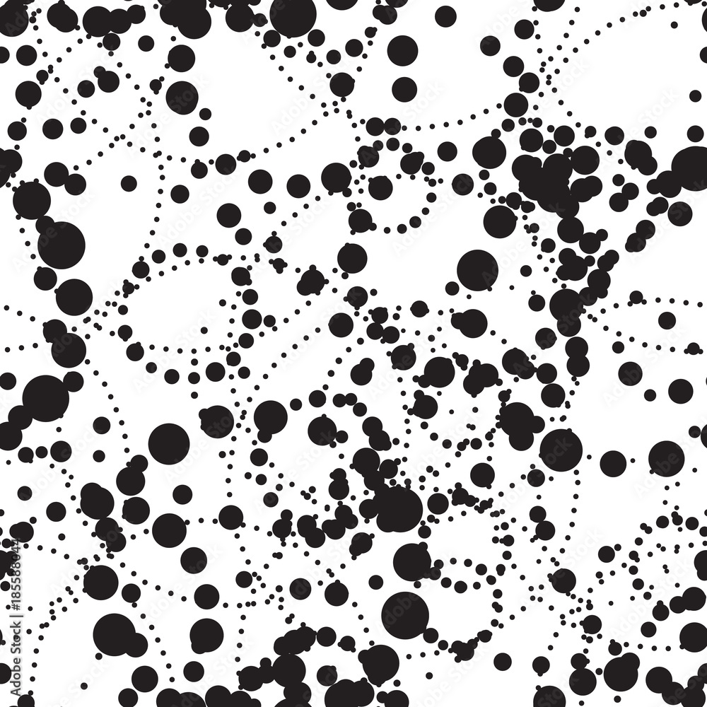 Poster polka dot seamless pattern. seamless background with small circle pattern. polka dot fabric. retro v