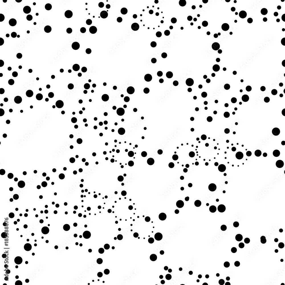 Poster polka dot seamless pattern. seamless background with small circle pattern. polka dot fabric. retro v