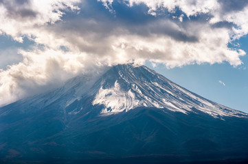 Fuji mountain at Kawaguchiko lake, Japan.
