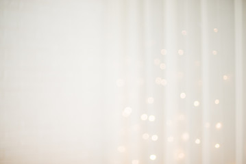 Brilliant multicolored New Year background for holiday card. A wallpaper with a blurry pattern.