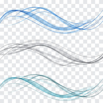Grey and blue wave.A set of wave motion