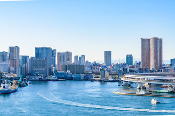 Naklejka premium 東京の都市風景