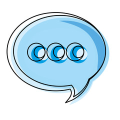 Obraz premium Chat bubble symbol