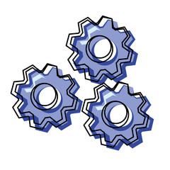 Gears machinery pieces
