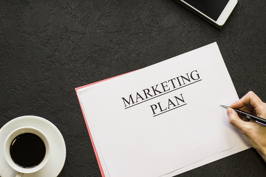 A Hand Writing Marketing Plan