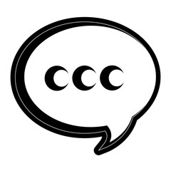 Obraz premium Chat bubble symbol