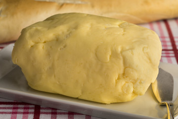 Traditional yellow Dutch butter