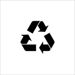 Obraz premium Recycle sign isolated on white background. Recycle icon symbol.