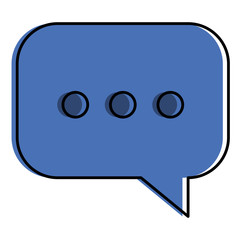 speech bubble isolated icon vector illustration design