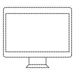 computer display isolated icon vector illustration design