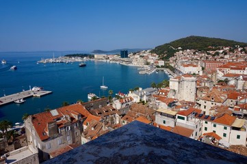 Panoramica de la ciudad de Split