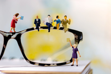 miniature businessman
