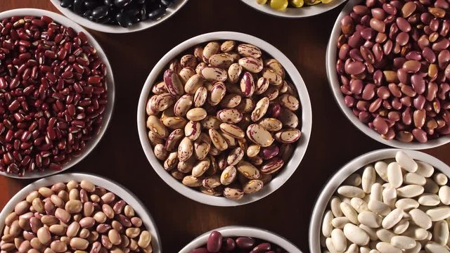 Assorted beans in rotation