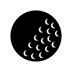 golf ball sport equipment play icon vector illustration