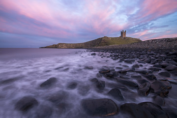 Dunstanburgh Castle in Northumberland.