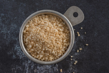 Bread Crumbs in a Measuring Cup